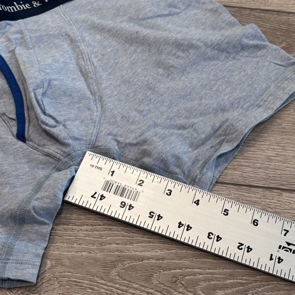 Abercrombie & Fitch Boxer Briefs Mens XL Blue 3‎ Pack Cotton Blend Underwear New